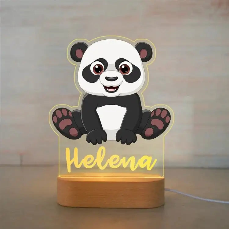 Custom Name Acrylic Night Light – Personalized Kids' Room Decor 🌙✨