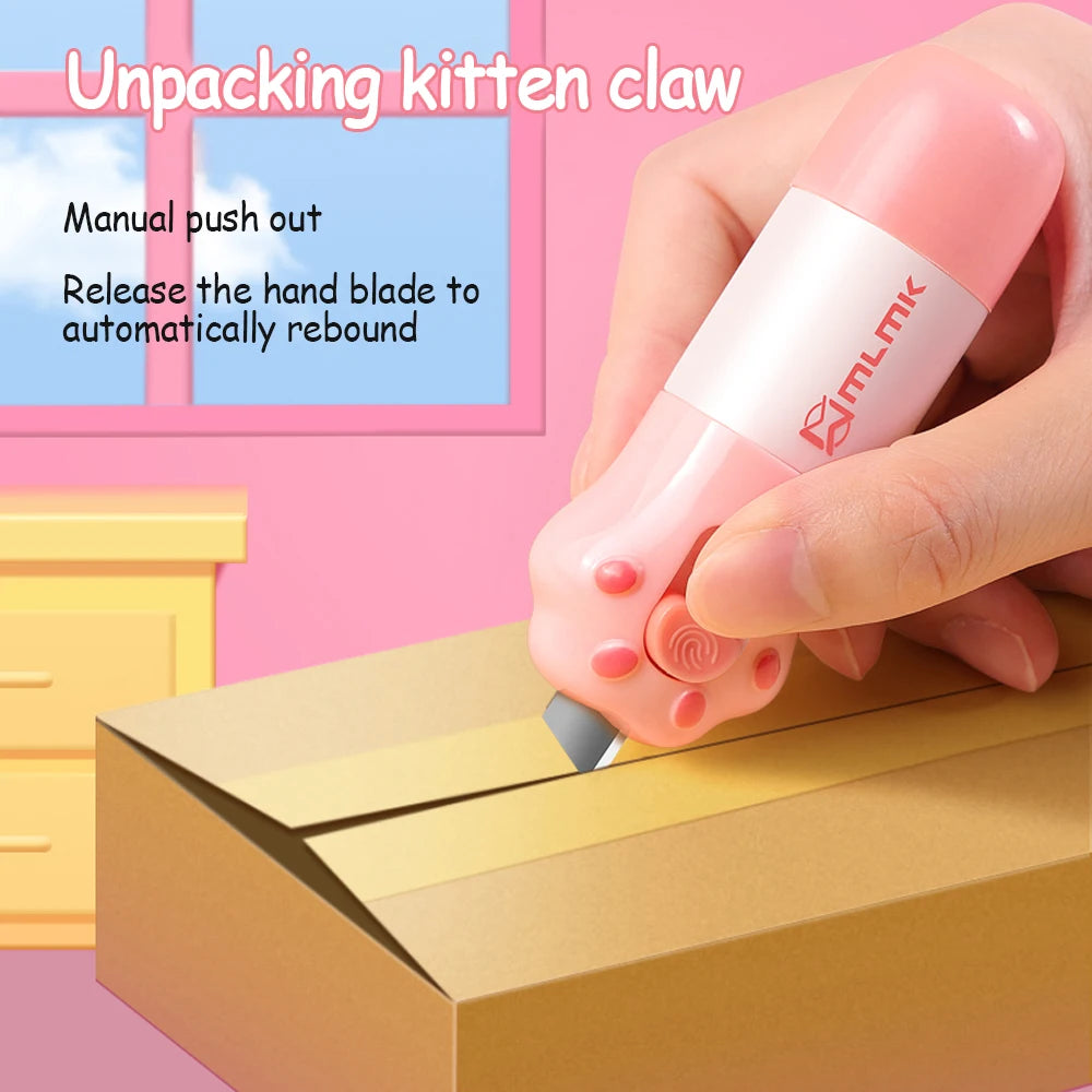 Cat Paw 2-in-1 Privacy & Box Opener 🐾✂️