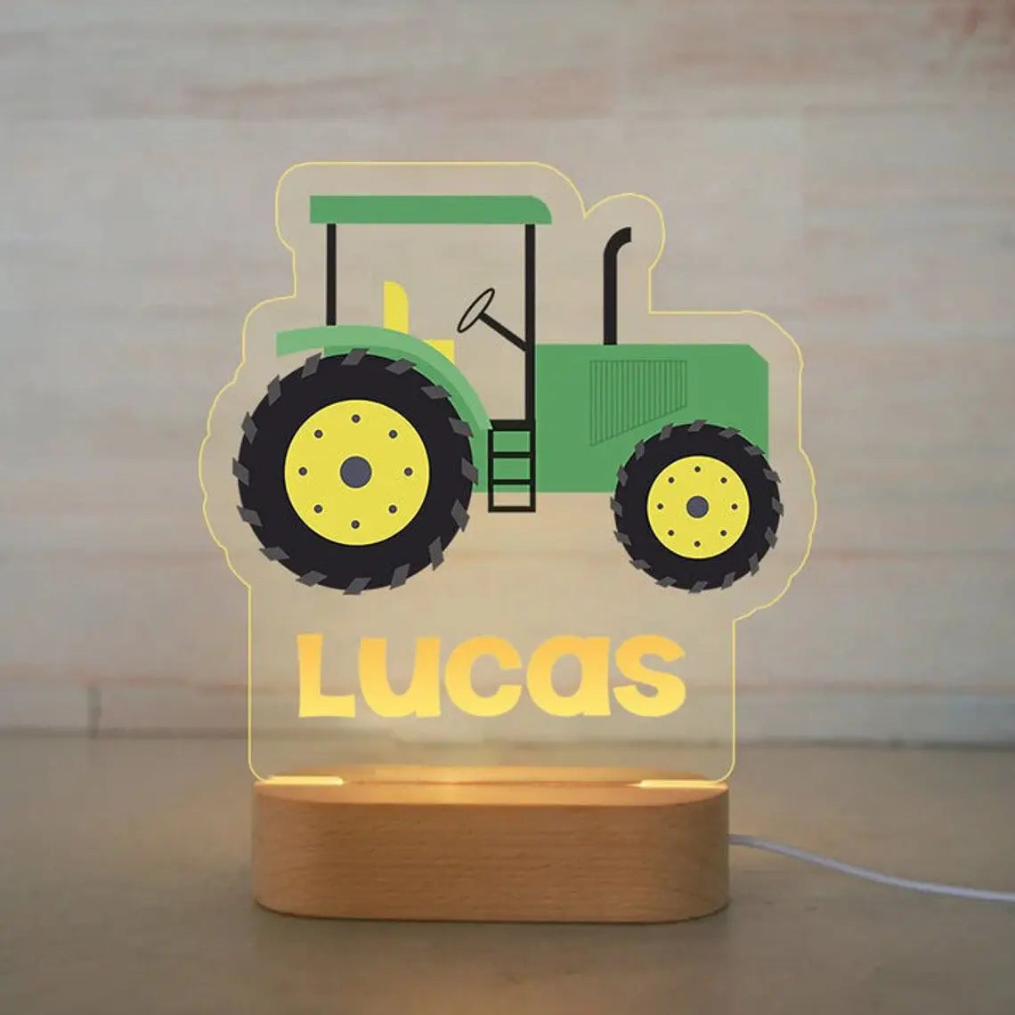 Custom Name Acrylic Night Light – Personalized Kids' Room Decor 🌙✨