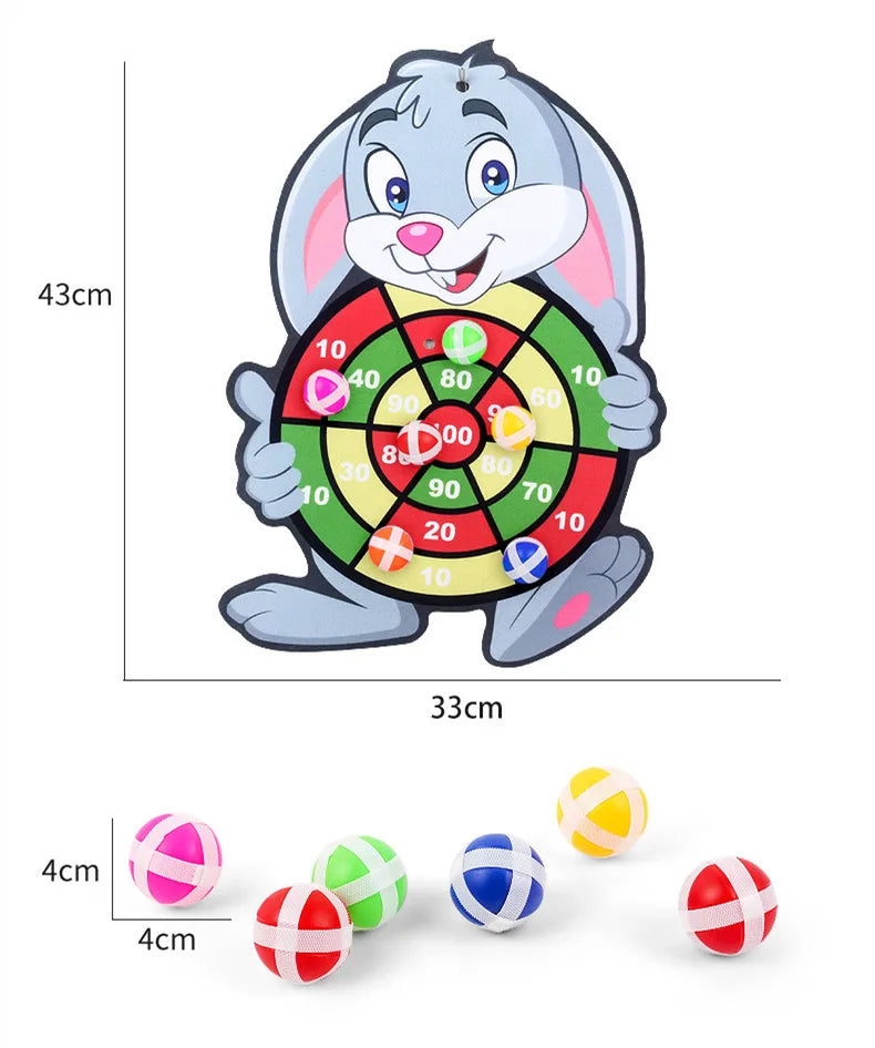 Montessori Animal Dart Board – Fun & Educational Game! 🎯🦊