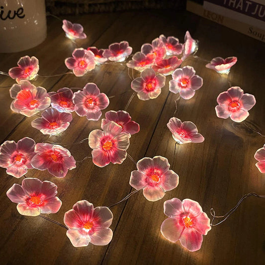 Cherry Blossom Fairy Lights – Magical Pink Glow!🌸✨