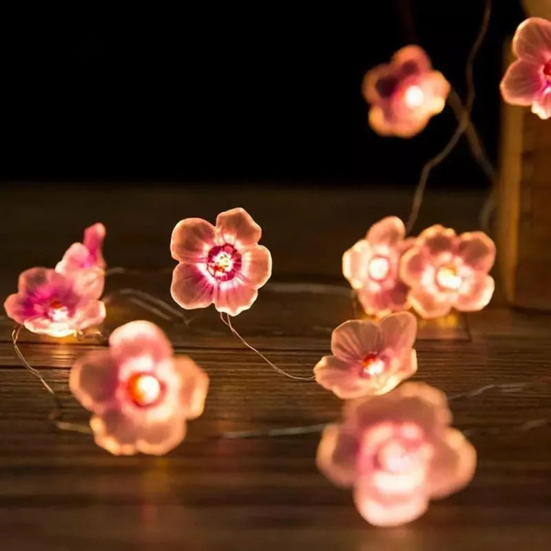 Cherry Blossom Fairy Lights – Magical Pink Glow!🌸✨