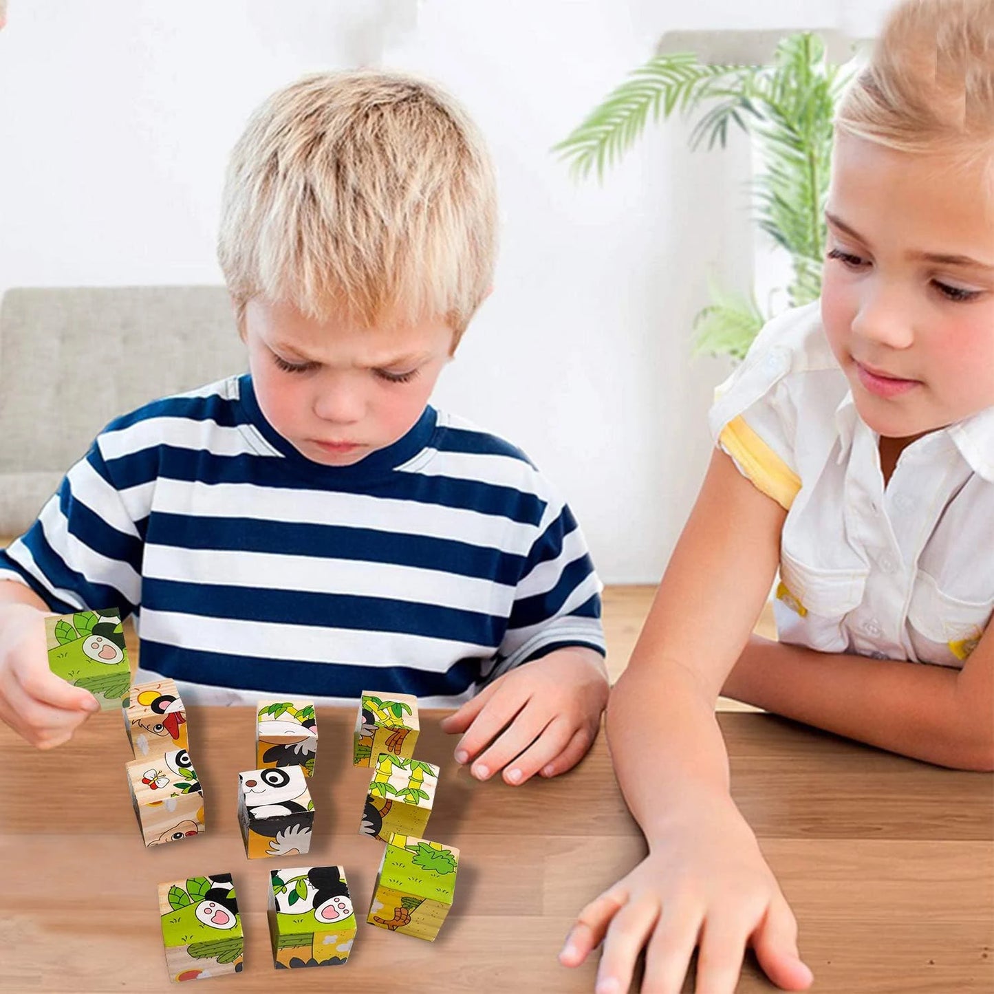 6 Puzzles in 1 3D Wooden Cube