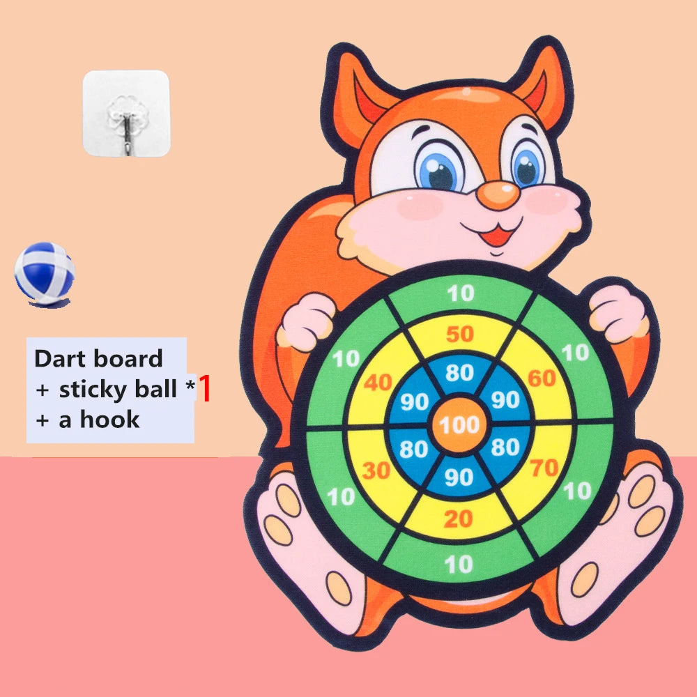 Montessori Animal Dart Board – Fun & Educational Game! 🎯🦊