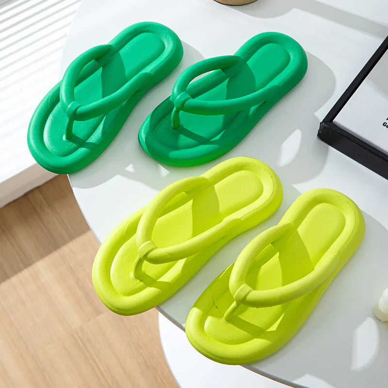 Cloud Platform Flip Flops – Comfy & Stylish Summer Slippers ☁️🏖️