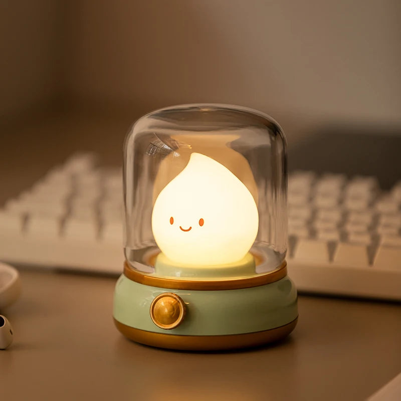 Mini LED Night Lamp – Cute, Portable & USB Rechargeable✨💡