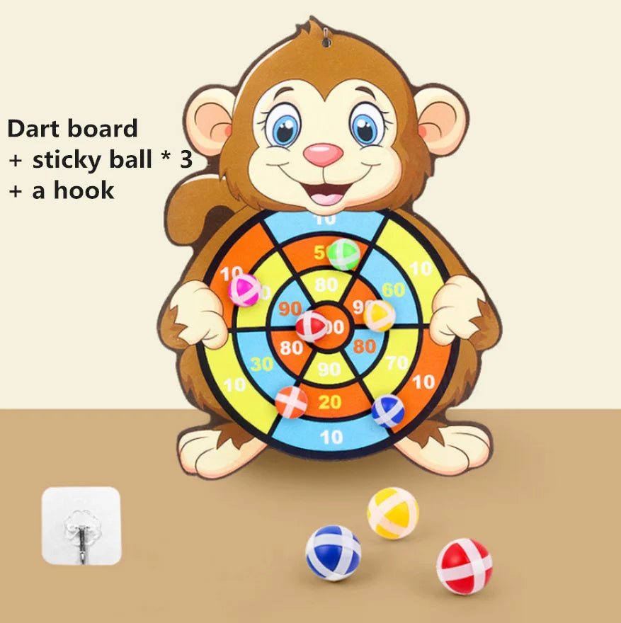 Montessori Animal Dart Board – Fun & Educational Game! 🎯🦊