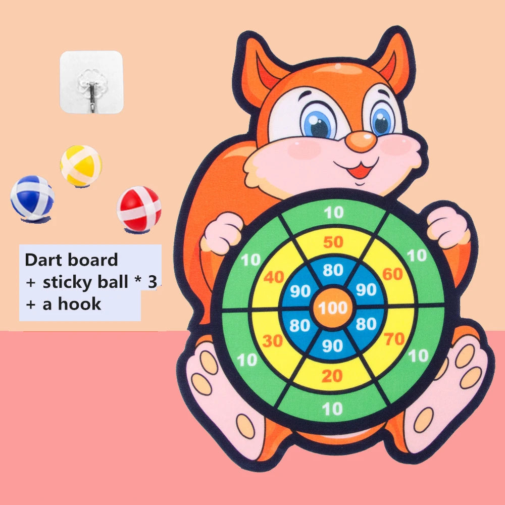 Montessori Animal Dart Board – Fun & Educational Game! 🎯🦊