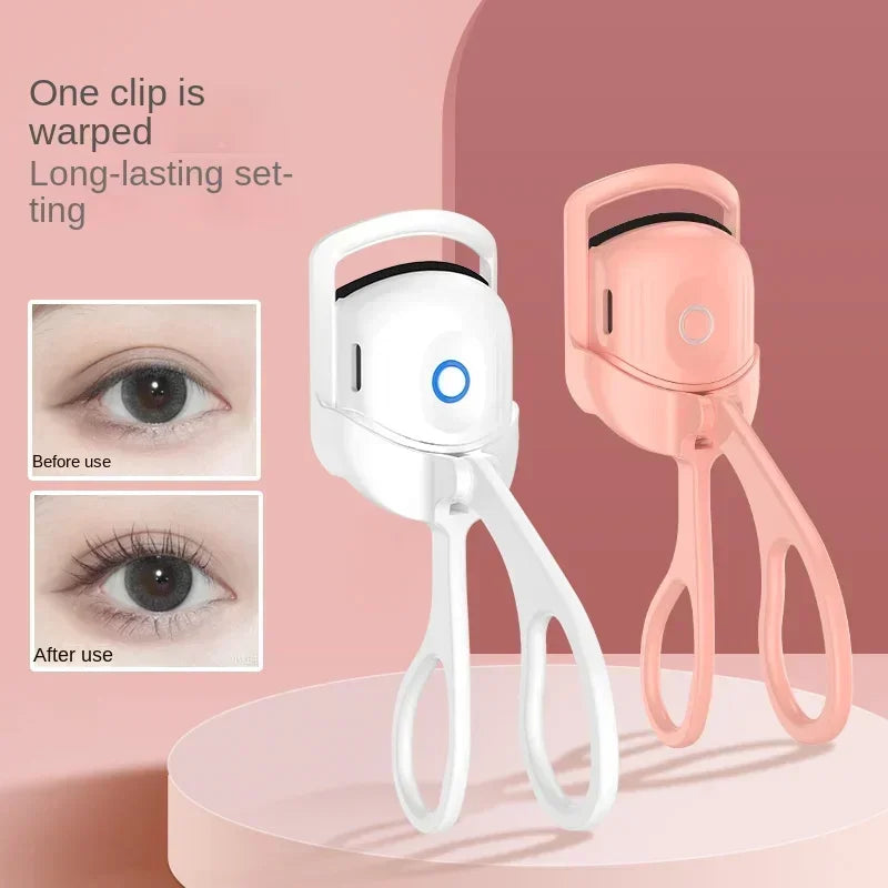 Electric Heated Eyelash Curler – USB Rechargeable & Long-Lasting Curl 🔥