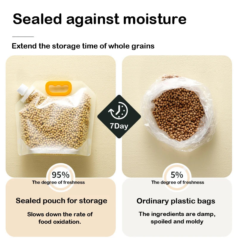 Portable Grain Storage Bag – Moisture & Insect Proof🌾✨