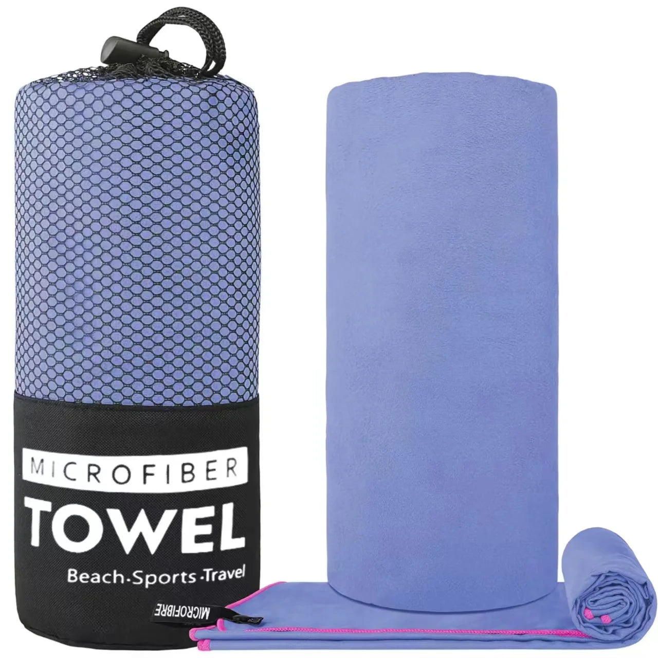 Microfiber Quick-Dry Towel – Ultra Absorbent & Lightweight! 🏖️💦