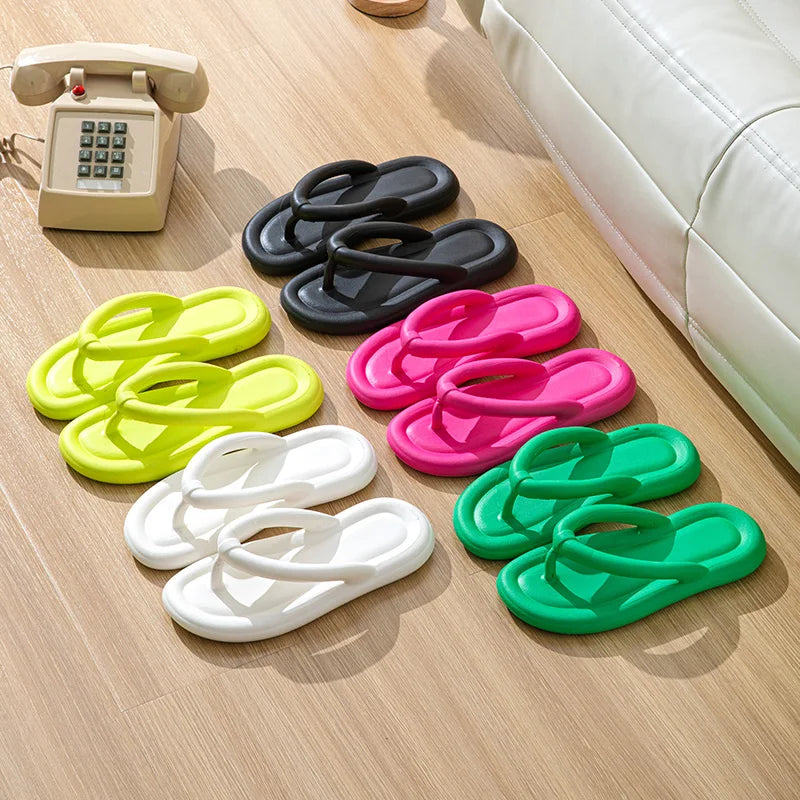 Cloud Platform Flip Flops – Comfy & Stylish Summer Slippers ☁️🏖️