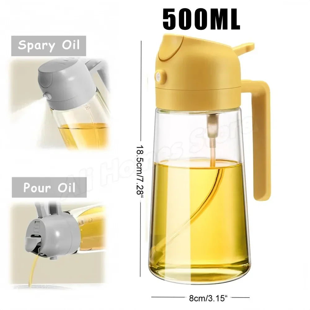 2-in-1 Olive Oil Dispenser & Sprayer – Perfect for Cooking & BBQ 🍳🌿