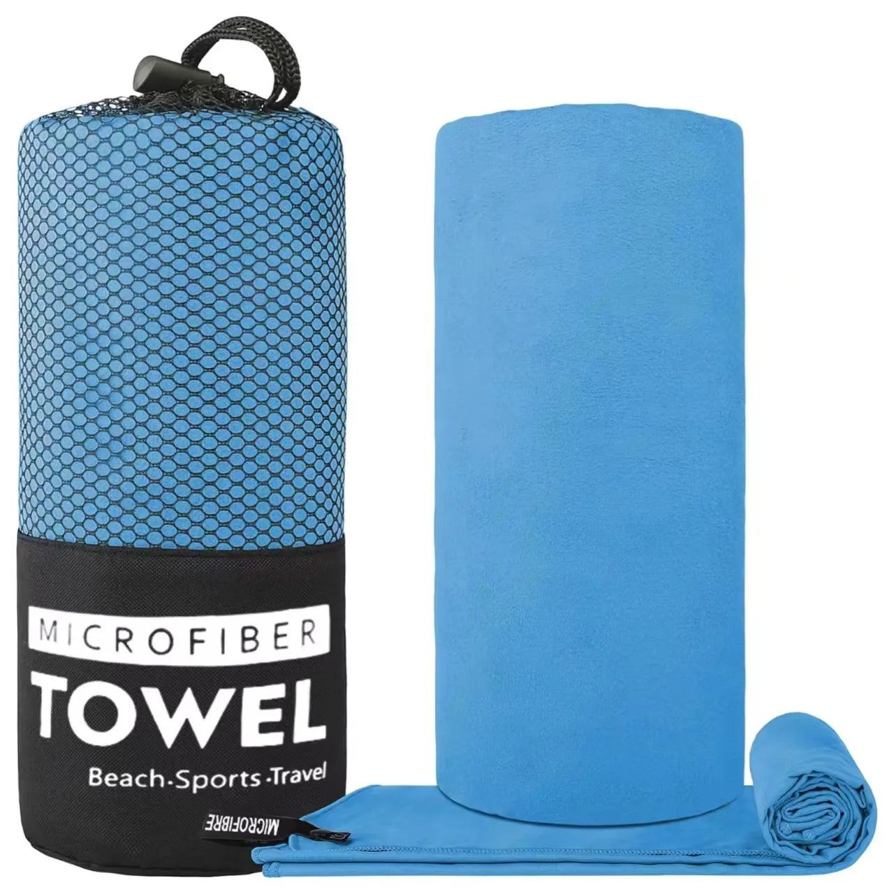 Microfiber Quick-Dry Towel – Ultra Absorbent & Lightweight! 🏖️💦