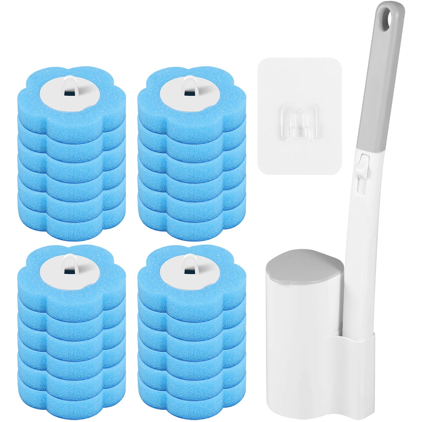 Disposable Toilet Brush Set – Easy & Hygienic Cleaning 🚽✨